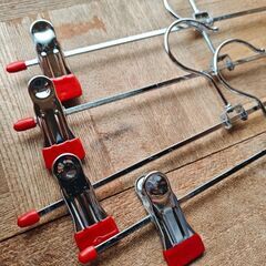 クリップハンガー スカートハンガー 4本の画像