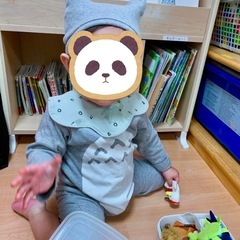 80サイズトトロのロンパースの画像