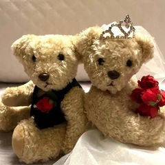 ウエディング　テディベアの画像