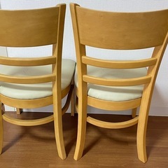 椅子　チェア　２脚　ダイニングの画像