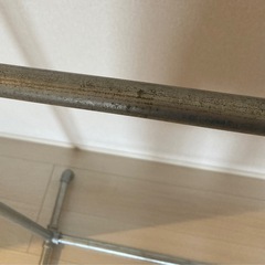 ハンガーラック　ガス管　高さ調整可能の画像