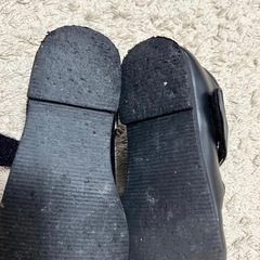 【19】フォーマルシューズ　黒　リボン　七五三　冠婚葬祭の画像