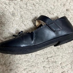 【19】フォーマルシューズ　黒　リボン　七五三　冠婚葬祭の画像