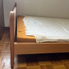 【あげます】シングルベッドの画像