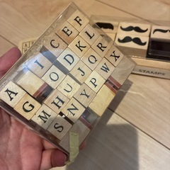 スタンプ　アルファベットの画像