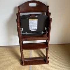 KATOJI　カトージ 木製　ワイド　ハイチェア の画像