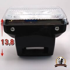 訳あり品　【見てから決めてください】　角型　角目　ヘッドライト　　ポジション球付き　ガラスレンズ　H4BS　新品です！の画像