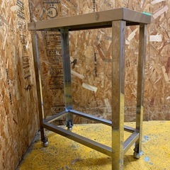 C(7635) ステンレス 作業台 すきま台 W300D600H800 厨房用 飲食店 店舗用 中古 直接引き取り歓迎 大阪の画像