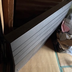 ベッドフレーム　美品　セミダブルサイズ　福岡　田川市　ベッド セミダブルベッド ベッドフレーム すのこベッド ベット 宮付き高さ 調節 コンセント付 木製 ローベッド ロマン の画像