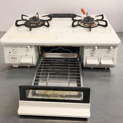 Paloma パロマ ガスコンロ PA-S42H-R ガステーブル 都市ガス用右大バーナー ホワイト 2020年製 クリーニング済みの画像