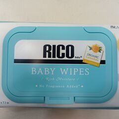 海外・日本製品のサルベージ品　RICO　BABY WIPES　100枚入り　1パックの価格です。の画像