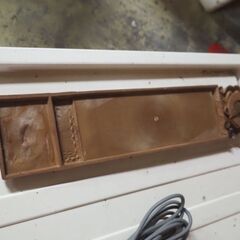 レトロな寒暖計、かがみ付き，アンティークの画像