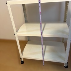 【美品】キャスターラック　３段‼️使いやすい‼️の画像