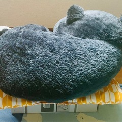 ♡豆柴　座布団付き　BIGぬいぐるみ♡の画像