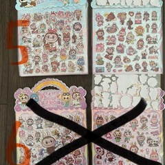 ラブブぷくぷくシールの画像