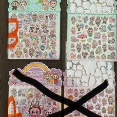 ラブブぷくぷくシールの画像