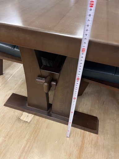 ダイニング5点セット　回転式チェア