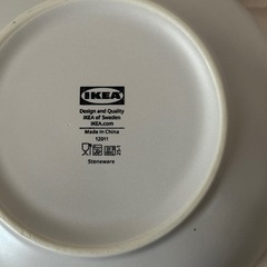 【IKEA】うすいグレーのプレート/　1枚〜70枚の画像