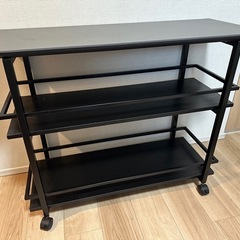 (定価19,990円) ニトリ セラミックワゴン(GY 90 TS341) グレー の画像