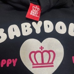 未使用❗️Baby Doleワンピース風パーカー110の画像
