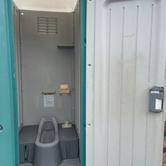 【三重】② ハマネツ　和式トイレ　簡易水洗　トイレ　仮設トイレ　事務所　イベント　畑　洋式　小便器　小トイレ　汲み取り 【配送可】の画像