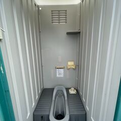 【三重】② ハマネツ　和式トイレ　簡易水洗　トイレ　仮設トイレ　事務所　イベント　畑　洋式　小便器　小トイレ　汲み取り 【配送可】の画像