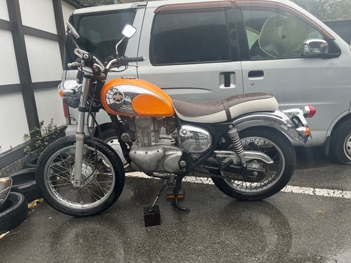 カワサキ　エストレア フレーム曲り事故現状車