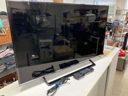 石2510-746 Panasonic 液晶テレビ TH-40DX600 40インチ 2017年製 地上波のみ視聴確認済み リモコン付