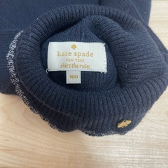 kate spade セーター100ネイビー、ラメの画像