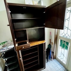 下駄箱　シューズキャビネット　収納棚の画像