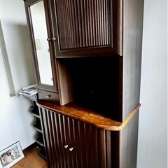 下駄箱　シューズキャビネット　収納棚の画像