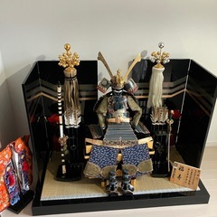 五月人形　畳台つき　兜　子供の厄除け　節句の画像