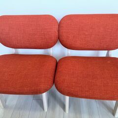 【中古】ニトリ／NITORI ファブリック リビングダイニングチェア リラックスワイド ※引取り限定の画像