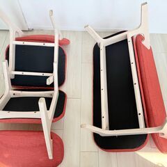 【中古】ニトリ／NITORI ファブリック リビングダイニングチェア リラックスワイド ※引取り限定の画像