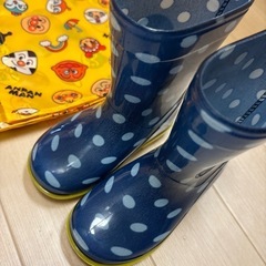 子供 アンパンマン レインコート 長靴の画像