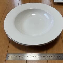 ［相談中］カレー皿？２枚セット（白）の画像