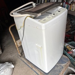 洗濯機　7キロ　福岡　田川市　筑豊　アクア　2019年式　全自動洗濯機 7kg 洗濯機 7kg 縦型 一人暮らし 縦型洗濯機 の画像