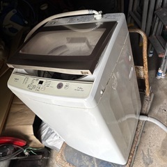 洗濯機　7キロ　福岡　田川市　筑豊　アクア　2019年式　全自動洗濯機 7kg 洗濯機 7kg 縦型 一人暮らし 縦型洗濯機 の画像