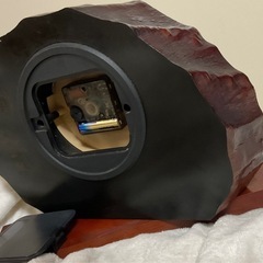 ☺️置時計  台32✖️9✖️h23cm シチズン  天然木製  360°回転可 の画像