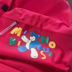 ミキハウスリュック＆マフラーの画像