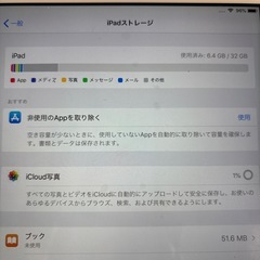 iPad Air32ギガ カラー白完動品
の画像