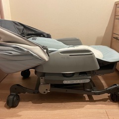 【美品】2025年4月購入　コンビ ホワイトレーベル ネムリラ AUTO SWING BEDi Long シェル EG ミンティーブルーの画像