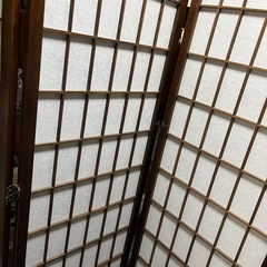 ご自宅までお届けいたします！　パーテーション　6枚つづり　障子　間仕切り　の画像