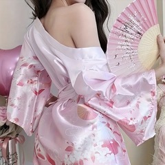 早い者勝ち！❗️淡いピンク🩷着物コス🩷の画像