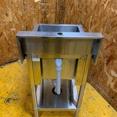 C(7637)タニコー 業務用 一槽シンク ステンレス W450D60H785BG150 シンク 厨房用 飲食店 店舗用 中古 直接引き取り歓迎 大阪の画像