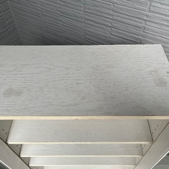 キャビネット白棚調整可能の画像