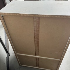 キャビネット白棚調整可能の画像