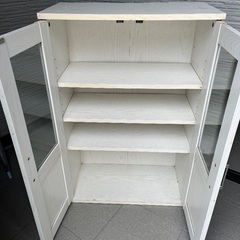キャビネット白棚調整可能の画像
