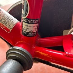 d'bike キッズバイク 赤 スタンドなしの画像