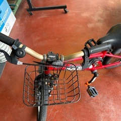 d'bike キッズバイク 赤 スタンドなしの画像